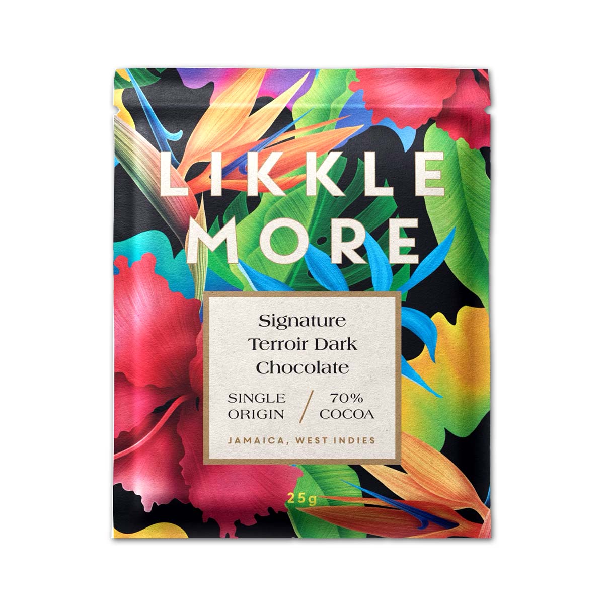 Likkle More Chocolate 70% Signature Terroir Dark Cocoa Bar, 25g